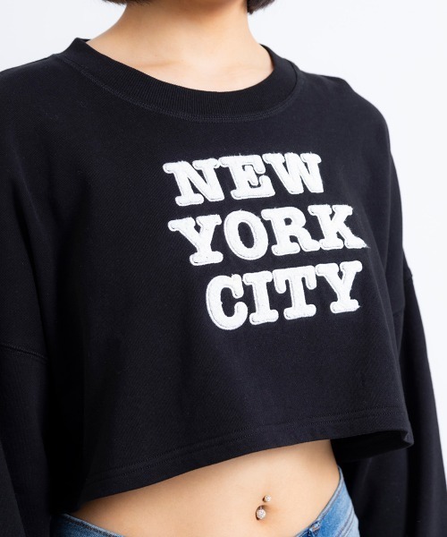 【セール】ANNA SUI NYC “NYC” 刺繍 スウェット プルオーバー 【SP】（スウェット）｜ANNA SUI NYC（アナ スイ エヌ ワイ シー）