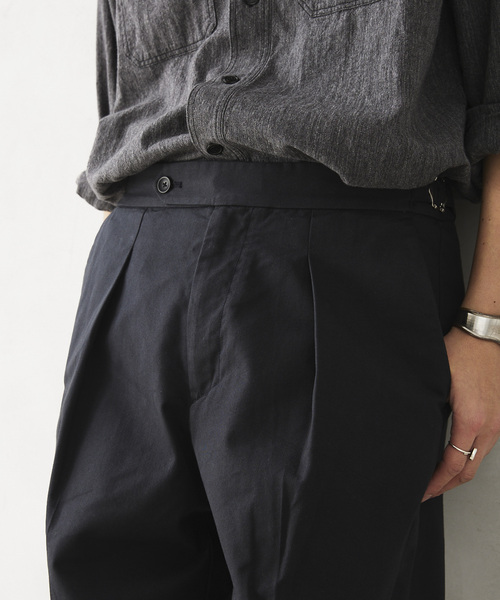 JOURNAL STANDARD relume（ジャーナルスタンダード　レリューム）の「【MICROTEX / マイクロテックス】サイドアジャスターパンツ（その他パンツ・メンズ・ベージュ/ブラック・MEDIUM/LARGE）」の12枚目の写真
