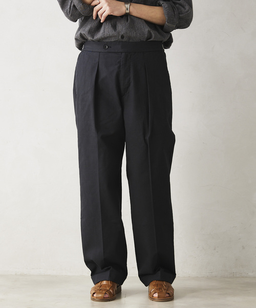 JOURNAL STANDARD relume（ジャーナルスタンダード　レリューム）の「【MICROTEX / マイクロテックス】サイドアジャスターパンツ（その他パンツ・メンズ・ベージュ/ブラック・MEDIUM/LARGE）」の13枚目の写真