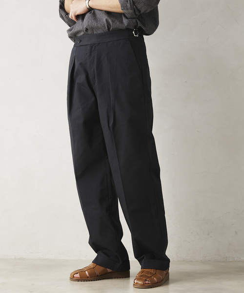 JOURNAL STANDARD relume（ジャーナルスタンダード　レリューム）の「【MICROTEX / マイクロテックス】サイドアジャスターパンツ（その他パンツ・メンズ・ベージュ/ブラック・MEDIUM/LARGE）」の14枚目の写真