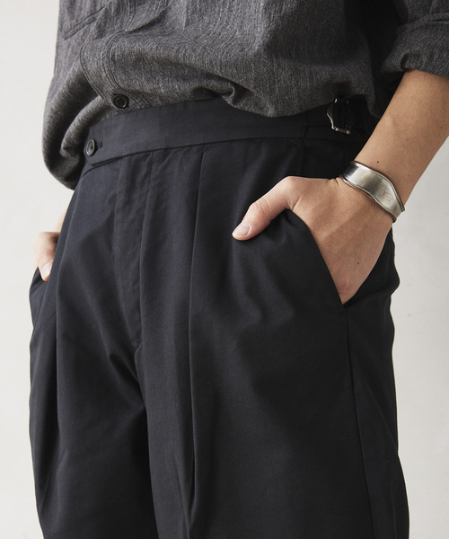 JOURNAL STANDARD relume（ジャーナルスタンダード　レリューム）の「【MICROTEX / マイクロテックス】サイドアジャスターパンツ（その他パンツ・メンズ・ベージュ/ブラック・MEDIUM/LARGE）」の18枚目の写真