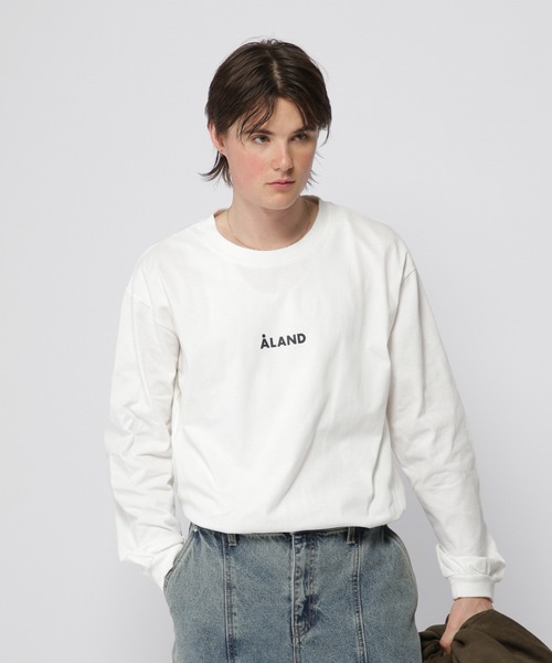 【UNISEX】ALAND／ロゴプリントT／長袖T／2993978（Tシャツ/カットソー）｜ALAND（エーランド）