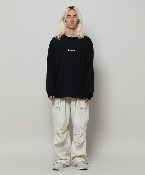 ALAND（エーランド）の「【UNISEX】ALAND／ロゴプリントT／長袖T／2993978（Tシャツ/カットソー・レディース・ブラック/ブルー/ホワイト・MEDIUM/LARGE）」の13枚目の写真