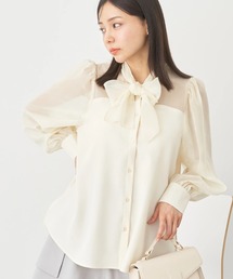 earth music&ecology | シアードッキングブラウス(シャツ/ブラウス)