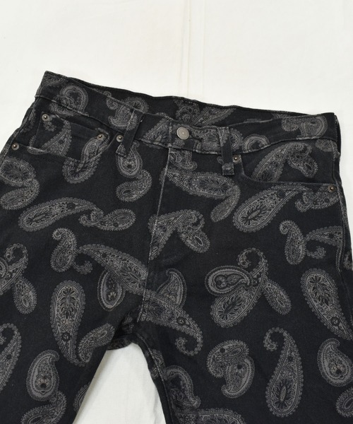 Levi's（リーバイス）の「【ヴィンテージ古着】Levi's / リーバイス 512 ペイズリー柄 デニムパンツ ブラックデニム（デニムパンツ・メンズ・ブラック・31）」の6枚目の写真