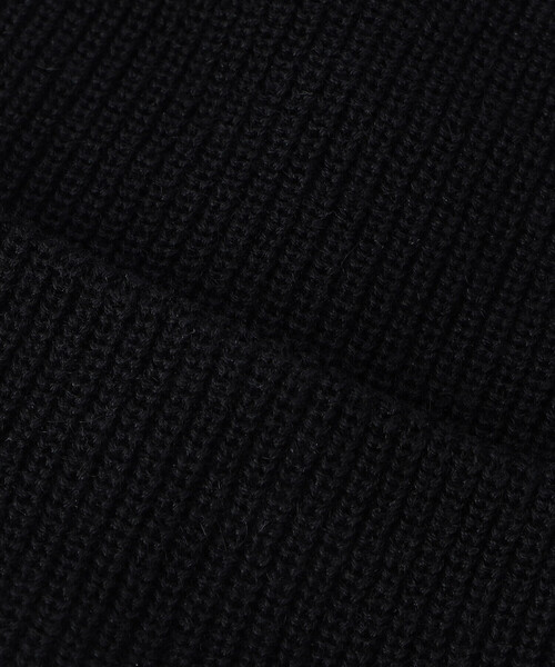 Purple&Yellow（パープルアンドイエロー）の「コットンリネン ニットキャップ（ニットキャップ/ビーニー・メンズ・ブラック・FREE）」の5枚目の写真