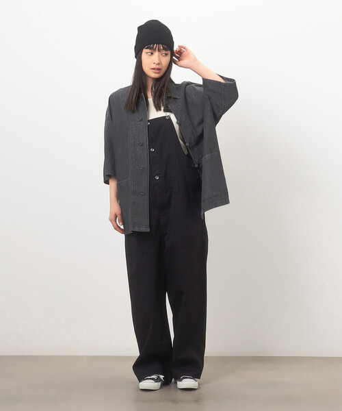 Purple&Yellow（パープルアンドイエロー）の「コットンリネン ニットキャップ（ニットキャップ/ビーニー・メンズ・ブラック・FREE）」の6枚目の写真