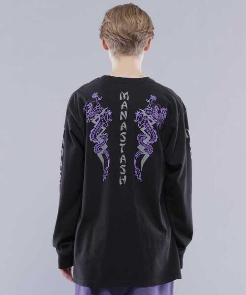 【セール】MANASTASH/マナスタッシュ/DRAGON L/S TEE /ロングスリーブTシャツ（Tシャツ/カットソー）｜MANASTASH（マナスタッシュ）