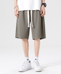 ワイドストレートイージーショートパンツ