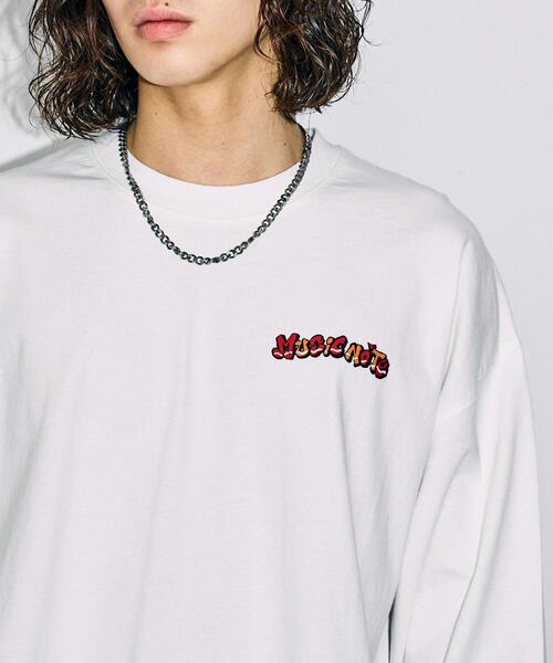 NEW JACK(ニュージャック)の「∴WEGO/別注NEWJACKグラフィックロンT(Tシャツ/カットソー・メンズ・ホワイト/ブラック・MEDIUM/LARGE)」の5枚目の写真