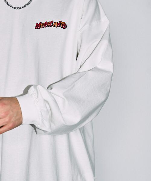 NEW JACK(ニュージャック)の「∴WEGO/別注NEWJACKグラフィックロンT(Tシャツ/カットソー・メンズ・ホワイト/ブラック・MEDIUM/LARGE)」の6枚目の写真