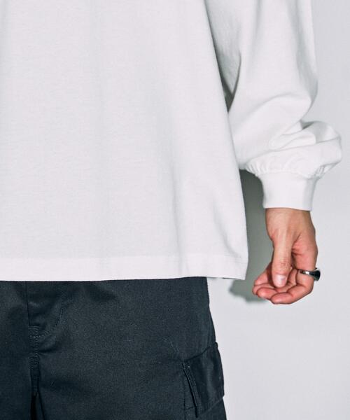 NEW JACK(ニュージャック)の「∴WEGO/別注NEWJACKグラフィックロンT(Tシャツ/カットソー・メンズ・ホワイト/ブラック・MEDIUM/LARGE)」の7枚目の写真