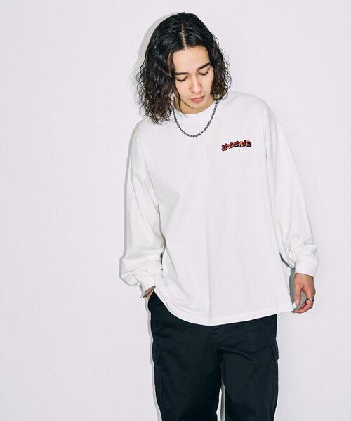 NEW JACK(ニュージャック)の「∴WEGO/別注NEWJACKグラフィックロンT(Tシャツ/カットソー・メンズ・ホワイト/ブラック・MEDIUM/LARGE)」の10枚目の写真