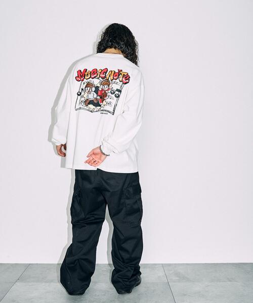 NEW JACK(ニュージャック)の「∴WEGO/別注NEWJACKグラフィックロンT(Tシャツ/カットソー・メンズ・ホワイト/ブラック・MEDIUM/LARGE)」の12枚目の写真