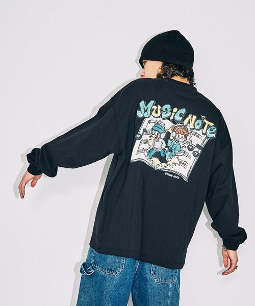 NEW JACK(ニュージャック)の「∴WEGO/別注NEWJACKグラフィックロンT(Tシャツ/カットソー・メンズ・ホワイト/ブラック・MEDIUM/LARGE)」の14枚目の写真