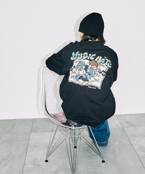 NEW JACK(ニュージャック)の「∴WEGO/別注NEWJACKグラフィックロンT(Tシャツ/カットソー・メンズ・ホワイト/ブラック・MEDIUM/LARGE)」の17枚目の写真