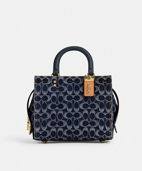 COACH（コーチ）の「ローグ 25・シグネチャー デニム（ショルダー