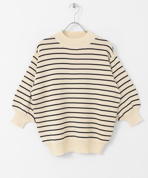 ITEMS URBANRESEARCH(アイテムズ アーバンリサーチ)の「『洗濯可』ソウバリボリュームスリーブニット(ニット/セーター・レディース・ブラック/ホワイト系その他/オフホワイト/ブラウン/ブラック系その他・FREE)」の11枚目の写真