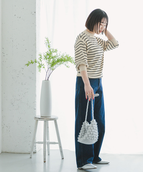 セール】『洗濯可』ソウバリボリュームスリーブニット（ニット