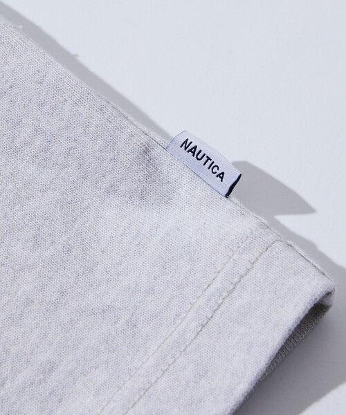 NAUTICA（ノーティカ）の「NAUTICA/ノーティカ Arch Logo S/S Tee/アーチロゴ ショートスリーブ Tシャツ（Tシャツ/カットソー・メンズ・ホワイト/ブラック/ライトグレー/グリーン/ネイビー・X-LARGE/LARGE/MEDIUM/SMALL）」の9枚目の写真