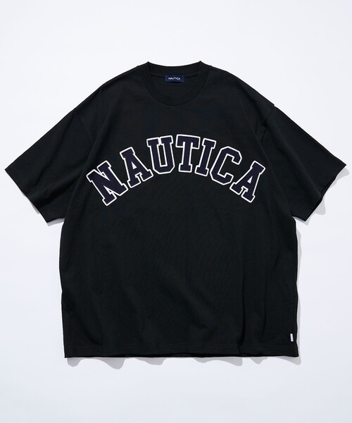 NAUTICA（ノーティカ）の「NAUTICA/ノーティカ Arch Logo S/S Tee/アーチロゴ ショートスリーブ Tシャツ（Tシャツ/カットソー・メンズ・ホワイト/ブラック/ライトグレー/グリーン/ネイビー・X-LARGE/LARGE/MEDIUM/SMALL）」の12枚目の写真