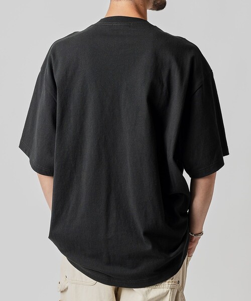 値下げ中】NAUTICA トゥーヘヴィー アーチロゴショートスリーブTシャツ 黒