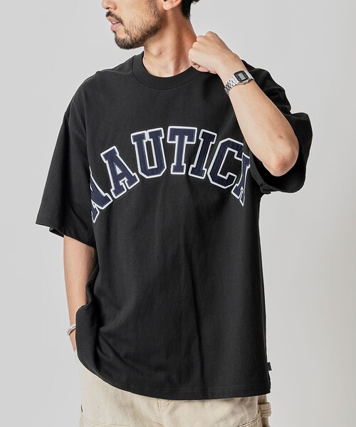 セール】NAUTICA/ノーティカ Arch Logo S/S Tee/アーチロゴ