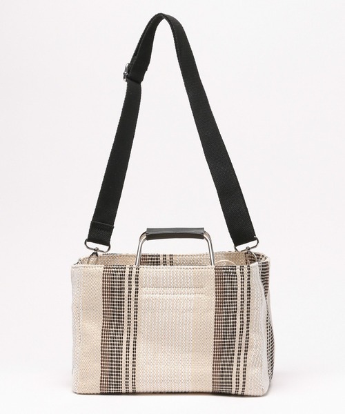 LEPSIM(レプシィム)の「マルチストライプ2WAYバッグ 110678(ショルダーバッグ・レディース・ブルー/アイボリー/ブラウン・ONE SIZE)」の15枚目の写真