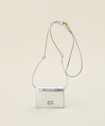 GANNI（ガニー）の「GANNI Bou Compact Zipped Wallet Sparkle