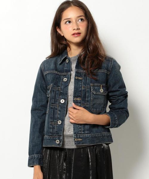 Another Edition（アナザーエディション）の「デニムジャケットセカンド/AEBC DNM JK 2ND（デニムジャケット・レディース・コバルトブルー・MEDIUM/SMALL）」の13枚目の写真