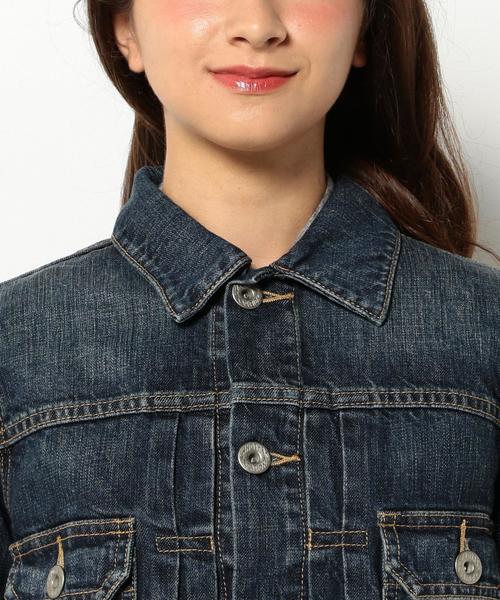 Another Edition（アナザーエディション）の「デニムジャケットセカンド/AEBC DNM JK 2ND（デニムジャケット・レディース・コバルトブルー・MEDIUM/SMALL）」の7枚目の写真