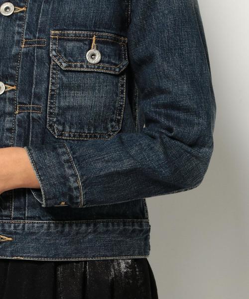 Another Edition（アナザーエディション）の「デニムジャケットセカンド/AEBC DNM JK 2ND（デニムジャケット・レディース・コバルトブルー・MEDIUM/SMALL）」の8枚目の写真