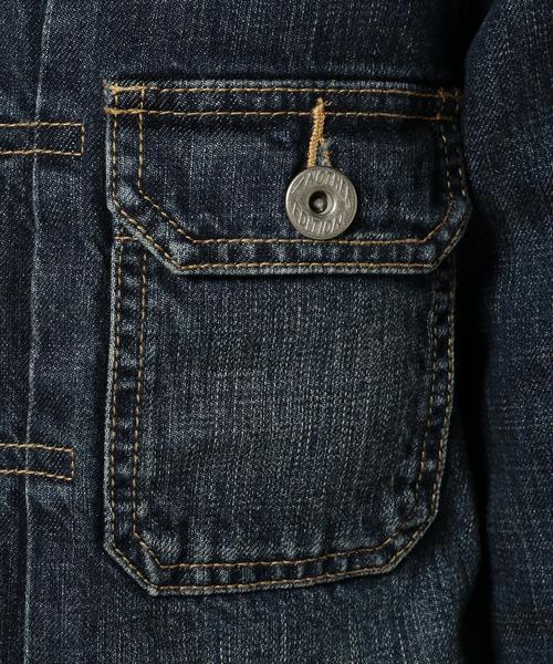 Another Edition（アナザーエディション）の「デニムジャケットセカンド/AEBC DNM JK 2ND（デニムジャケット・レディース・コバルトブルー・MEDIUM/SMALL）」の12枚目の写真