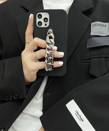 SILVER BULLET（シルバーバレット）の「『SBLTR』iPhone 7/8/SE(第2/第3世代) iPhone XS/X iPhone12 iPhone13 iPhone14 Pro Max 極太チェーンデザイングリップ付き iphoneケース スマホカバー（スマホケース/カバー）」