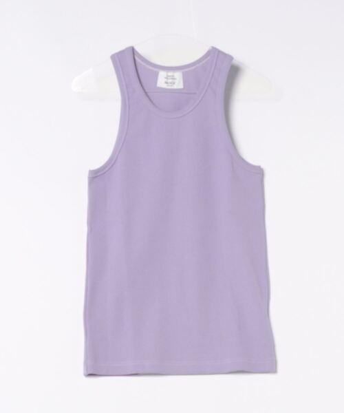 BASICKS（ベイシックス）の「BASICKS Super Fine Organic Rib Tank-top B-0017（タンクトップ・レディース・パープル・MEDIUM）」の6枚目の写真