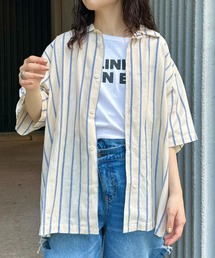 CIAOPANIC TYPY | レースストライプシャツ(シャツ/ブラウス)