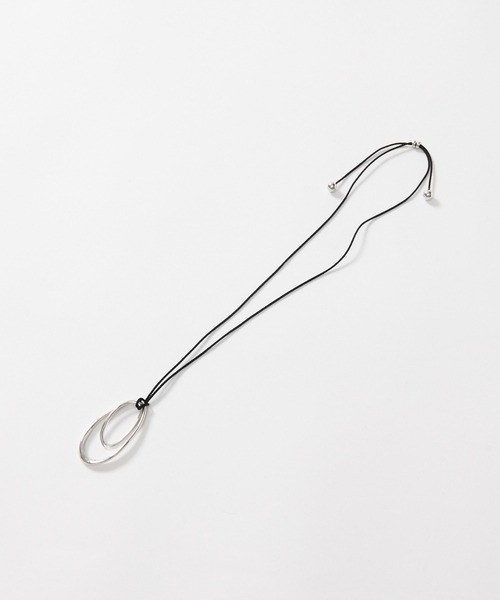 RIVE DROITE（リヴドロワ）の「Wリングコードネックレス（ネックレス・レディース・シルバー/ゴールド・FREE）」の6枚目の写真