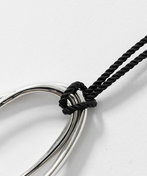 RIVE DROITE（リヴドロワ）の「Wリングコードネックレス（ネックレス・レディース・シルバー/ゴールド・FREE）」の8枚目の写真