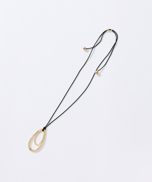 RIVE DROITE（リヴドロワ）の「Wリングコードネックレス（ネックレス・レディース・シルバー/ゴールド・FREE）」の12枚目の写真