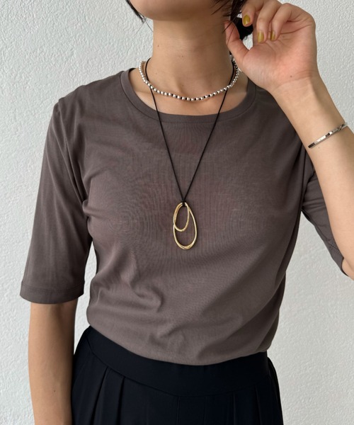 RIVE DROITE（リヴドロワ）の「Wリングコードネックレス（ネックレス・レディース・シルバー/ゴールド・FREE）」の11枚目の写真