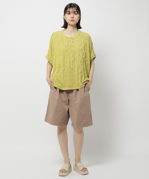 niko and...（ニコアンド）の「COFFEEカラーショートパンツ（その他パンツ・レディース・ブラック/アイボリー/キャメル・FREE）」の5枚目の写真