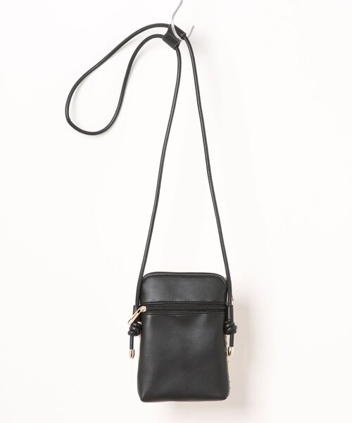 KATHARINE ROSS（キャサリンロス）の「【KATHARINE ROSS】WEB限定 メッシュレザーショルダー（かごバッグ・レディース・ブラック/アイボリー・MEDIUM）」の3枚目の写真