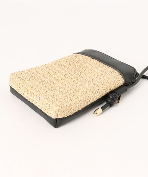 KATHARINE ROSS（キャサリンロス）の「【KATHARINE ROSS】WEB限定 メッシュレザーショルダー（かごバッグ・レディース・ブラック/アイボリー・MEDIUM）」の4枚目の写真