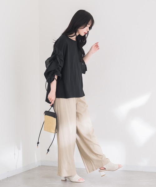 KATHARINE ROSS（キャサリンロス）の「【KATHARINE ROSS】WEB限定 メッシュレザーショルダー（かごバッグ・レディース・ブラック/アイボリー・MEDIUM）」の19枚目の写真