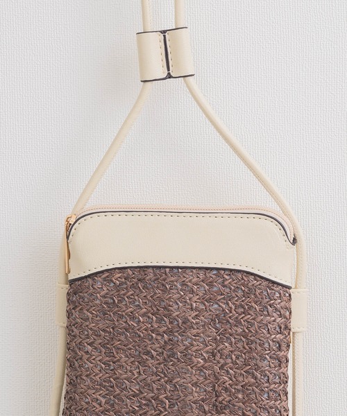 KATHARINE ROSS（キャサリンロス）の「【KATHARINE ROSS】WEB限定 メッシュレザーショルダー（かごバッグ・レディース・ブラック/アイボリー・MEDIUM）」の13枚目の写真