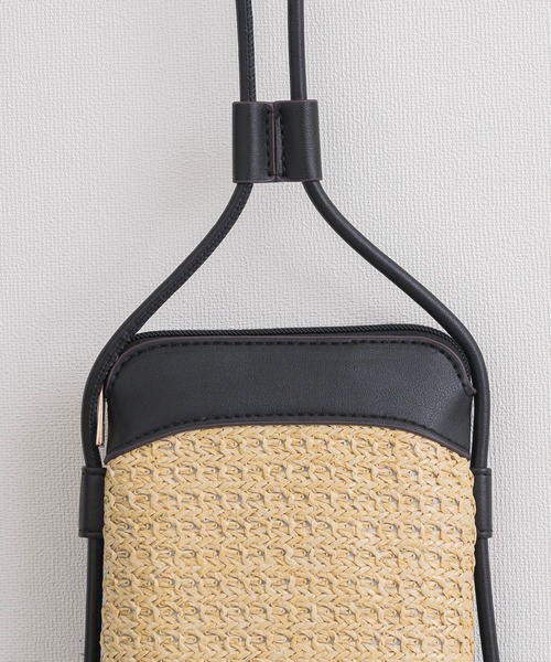 KATHARINE ROSS（キャサリンロス）の「【KATHARINE ROSS】WEB限定 メッシュレザーショルダー（かごバッグ・レディース・ブラック/アイボリー・MEDIUM）」の10枚目の写真