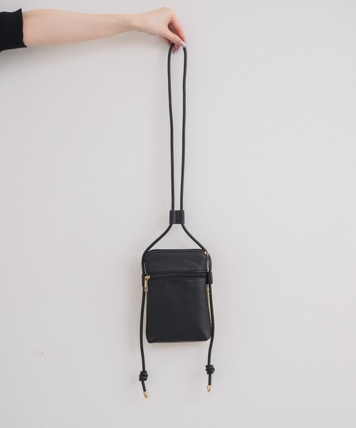 KATHARINE ROSS（キャサリンロス）の「【KATHARINE ROSS】WEB限定 メッシュレザーショルダー（かごバッグ・レディース・ブラック/アイボリー・MEDIUM）」の11枚目の写真