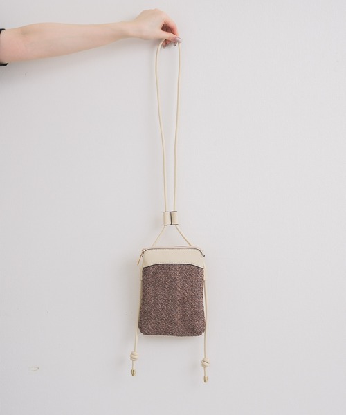 KATHARINE ROSS（キャサリンロス）の「【KATHARINE ROSS】WEB限定 メッシュレザーショルダー（かごバッグ・レディース・ブラック/アイボリー・MEDIUM）」の15枚目の写真