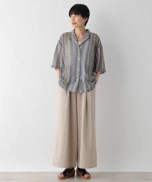 LEPSIM(レプシィム)の「レーシー柄シャツ 116752(シャツ/ブラウス・レディース・ブラック/ブルー・FREE)」の12枚目の写真