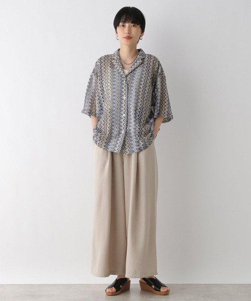 LEPSIM(レプシィム)の「レーシー柄シャツ 116752(シャツ/ブラウス・レディース・ブラック/ブルー・FREE)」の13枚目の写真